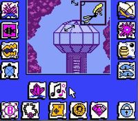 une photo d'Ã©cran de Barbie - Chasse au Tresor Sous-Marine sur Nintendo Game Boy Color